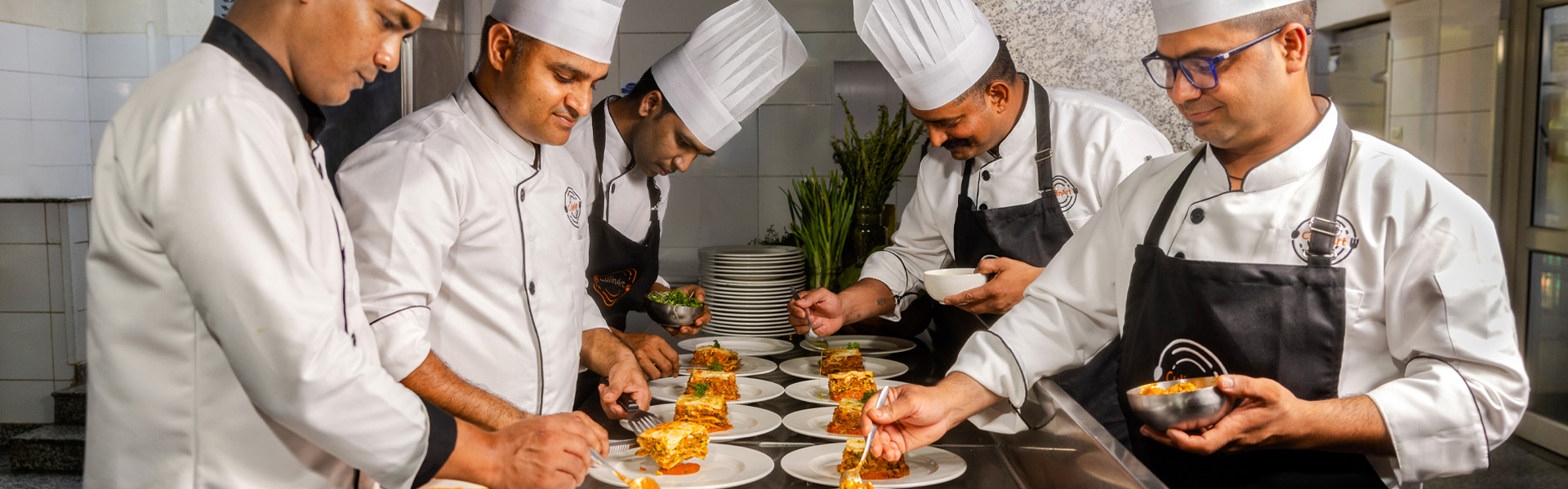 Professional chef in CulinArt kitchen